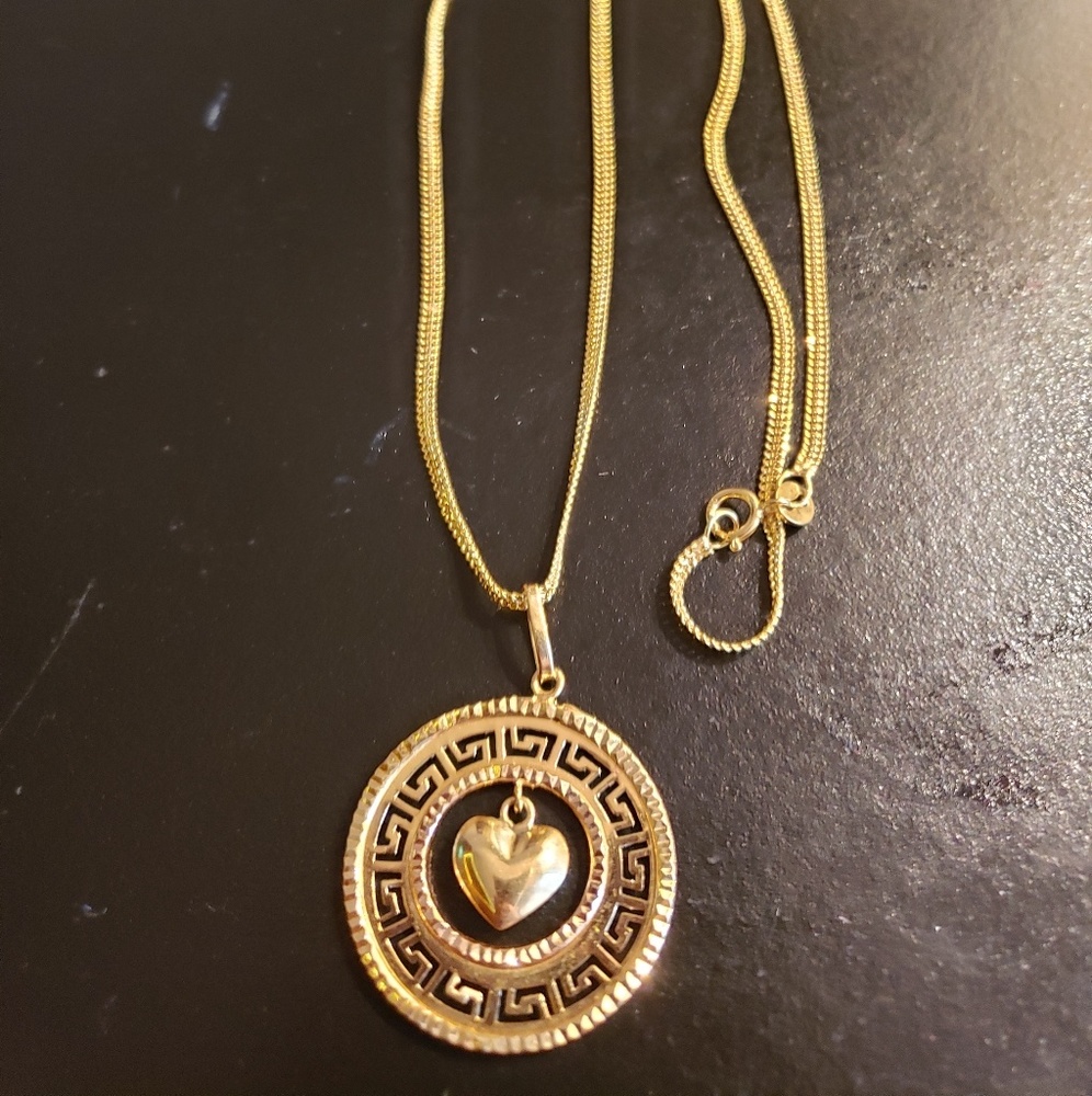 18k saudi gold women's necklace